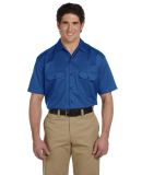 1574 Dickies Short Sleeve Twill Work Shirt  ROYAL BLUE