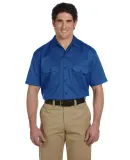 1574 Dickies Short Sleeve Twill Work Shirt  ROYAL BLUE