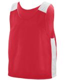 Augusta Sportswear 9716 Youth Face Off Reversible  in Red/ white