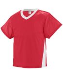 Augusta Sportswear 9725 High Score Jersey in Red/ white