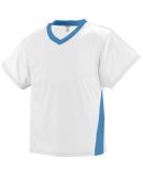 Augusta Sportswear 9725 High Score Jersey in White/ columbia blue