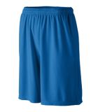 Augusta Sportswear 803 Longer Length Wicking Short in Royal