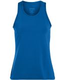 Augusta Sportswear 1203 Girls' Solid Racerback Tan in Royal