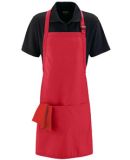 Augusta Sportswear 5965 Full Width Apron with Pock RED
