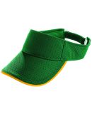 Augusta Sportswear 6223 Athletic Mesh Two-Color Vi in Dark green/ gold