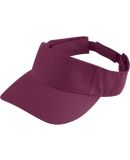 Augusta Sportswear 6226 Youth Sport Twill Visor in Maroon
