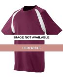 Augusta Sportswear 218 Wicking Color Block Jersey Red/ White