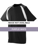 Augusta Sportswear 219 Youth Wicking Color Block J Purple/ White