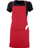 Augusta Sportswear 2720 Waiter Apron with Pockets RED