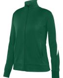 Augusta Sportswear 4397 Ladies Medalist Jacket 2.0 in Dark green/ white