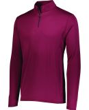 Augusta Sportswear 2786 Youth Attain 1/4 Zip Pullo in Maroon