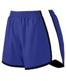 Augusta Sportswear 1265 Women's Pulse Team Running in Purple/ white/ black