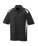 Augusta Sportswear 5012 Two-Tone Premier Sport Shi in Black/ white