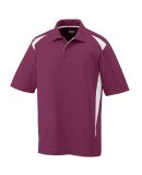 Augusta Sportswear 5012 Two-Tone Premier Sport Shi in Maroon/ white