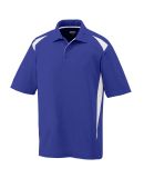 Augusta Sportswear 5012 Two-Tone Premier Sport Shi in Purple/ white