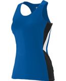 Augusta Sportswear 334 Women's Sprint Jersey in Royal/ black/ white