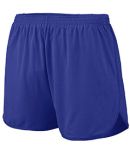 Augusta Sportswear 339 Youth Solid Split Short in Purple