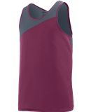 Augusta Sportswear 352 Accelerate Jersey in Maroon/ graphite