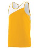 Augusta Sportswear 352 Accelerate Jersey in Gold/ white