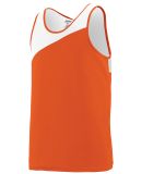 Augusta Sportswear 352 Accelerate Jersey in Orange/ white