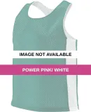 Augusta Sportswear 968 Women's reversible Tricot M Power Pink/ White