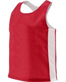 Augusta Sportswear 968 Women's reversible Tricot M in Red/ white