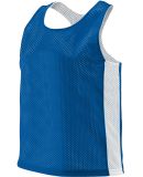 Augusta Sportswear 968 Women's reversible Tricot M in Royal/ white