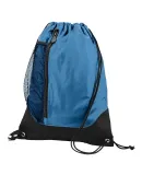 Augusta Sportswear 1149 Tres Drawstring Backpack Columbia Blue/ Black