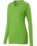 Augusta Sportswear 1330 Women's Assist Jersey in Lime