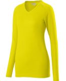 Augusta Sportswear 1331 Girls' Assist Jersey in Power yellow