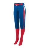 Augusta Sportswear 1341 Girls' Comet Pant in Royal/ red/ white