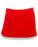 Augusta Sportswear 2411 Girls' Action Color Block  in Red/ white