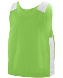Augusta Sportswear 9715 Face Off Reversible Jersey in Lime/ white