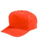 Augusta Sportswear 6207 Youth Five-Panel Cotton Tw in Orange