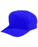 Augusta Sportswear 6207 Youth Five-Panel Cotton Tw in Purple