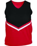 Augusta Sportswear 9111 Girls' Pride Shell in Red/ black/ white