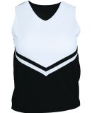 Augusta Sportswear 9111 Girls' Pride Shell in Black/ white/ white