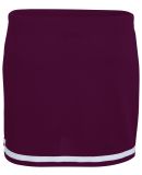 Augusta Sportswear 9125 Women's Energy Skirt in Maroon/ white