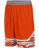 Augusta Sportswear 1118 Youth Mod Camo Game Short ORNG/ GRPH/ WHT