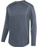 Augusta Sportswear 5542 Edge Pullover in Graphite/ white