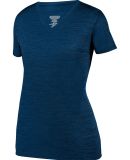 Augusta Sportswear 2902 Ladies Shadow Tonal Heathe in Navy