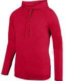 Augusta Sportswear 2905 Shadow Tonal Heather Hoodi in Red