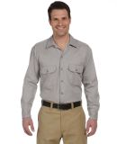 574 Dickies Long Sleeve Work Shirt  SILVER GRAY