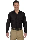 574 Dickies Long Sleeve Work Shirt  BLACK