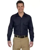 574 Dickies Long Sleeve Work Shirt  DARK NAVY