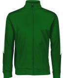 Augusta Sportswear 4396 Youth Medalist Jacket 2.0 in Dark green/ white