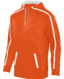 Augusta Sportswear 5554 Stoked Tonal Heather Hoodi in Orange/ white