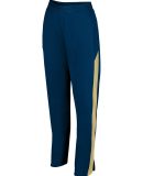 Augusta Sportswear 7762 Women's Medalist Pant 2.0 in Navy/ vegas gold