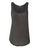 J America 8133 Women's Oasis Wash Tank Top in Dark smoke