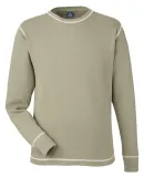 J America 8238 Vintage Long Sleeve Thermal T-Shirt in Olive